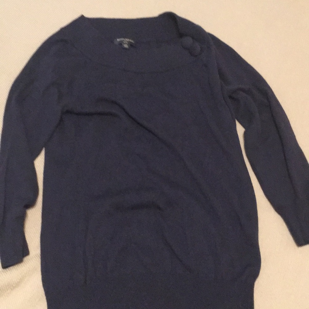Boat neck Banana Republic Navy sweater